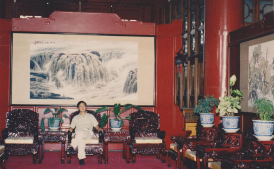 为国家画中堂的著名画家王俊松《黄河万里图》插图12题字网