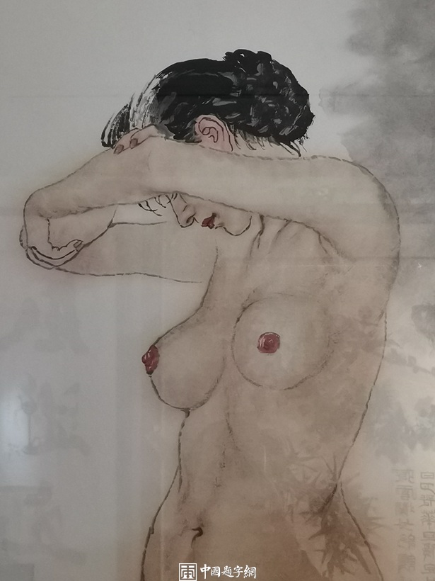 重磅收藏-著名书画家何家英国画精品《飞瀑美人》插图1 重磅收藏-著名书画家何家英国画精品《飞瀑美人》插图1