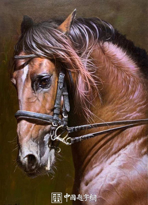 朝鲜油画收藏 朝鲜大使馆藏品人民艺术家【奔马】插图3