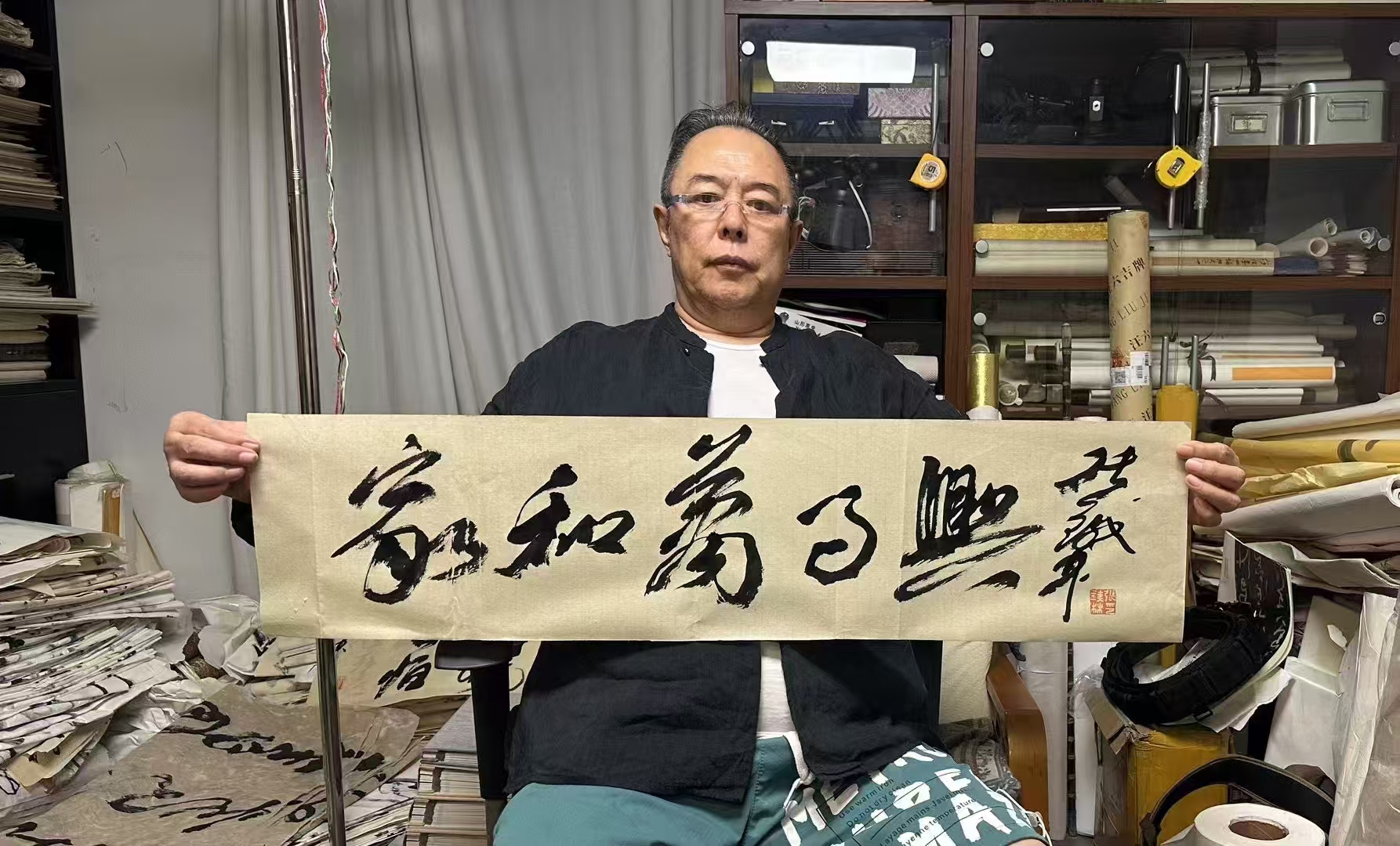 著名演员张铁林书法作品欣赏｜名人名家作品定制插图4