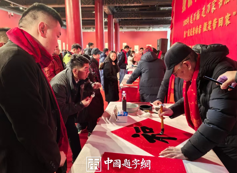 著名书法家卢中南参加中国书协“送万福进万家书法公益活动”插图1