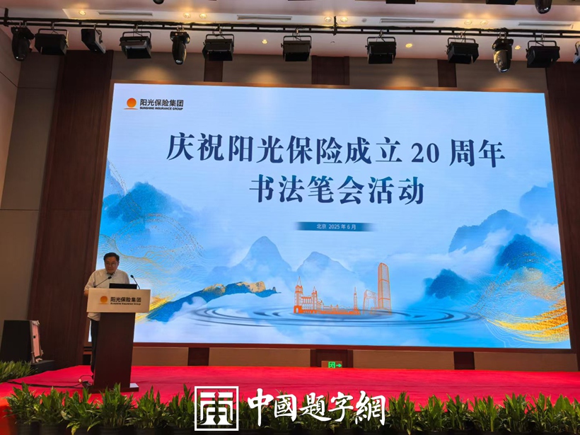 著名书法家张铜彦出席庆祝阳光保险成立20周年书法笔会活动插图3