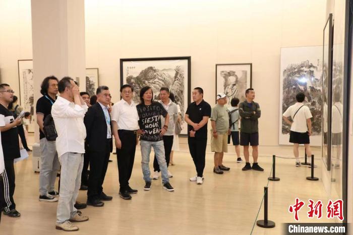 百余名家中国写意画作品汇集中国美术馆带观众共“畅神”