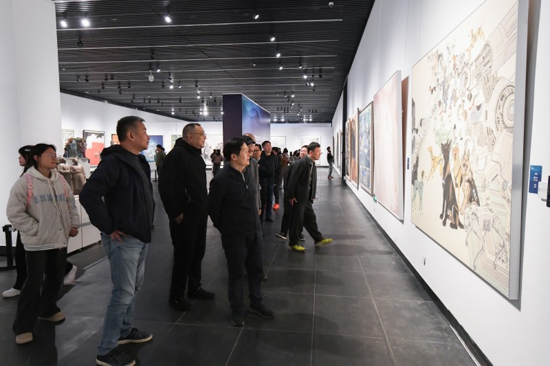 第八届全国青年美术作品展览巡展（贵州站）在贵州美术馆开幕