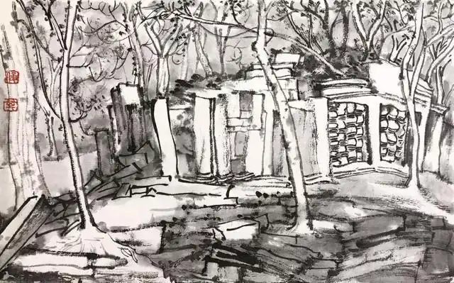 霍俊其山水画-外师造化 中得心源插图1