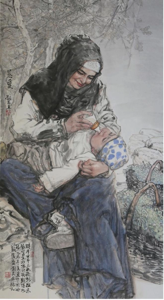 刘昆写意人物画的笔墨叙事.西部图景-作品鉴赏定制插图1