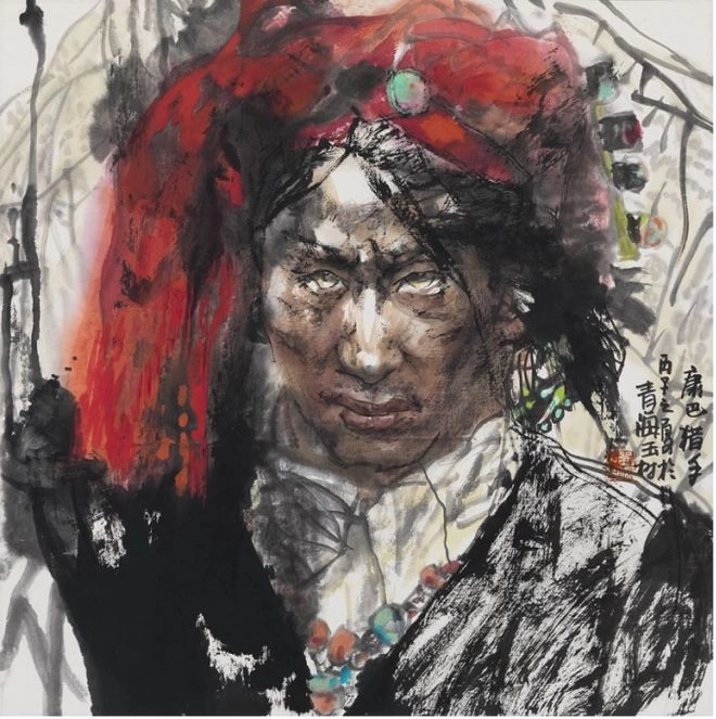 刘昆写意人物画的笔墨叙事.西部图景-作品鉴赏定制插图5