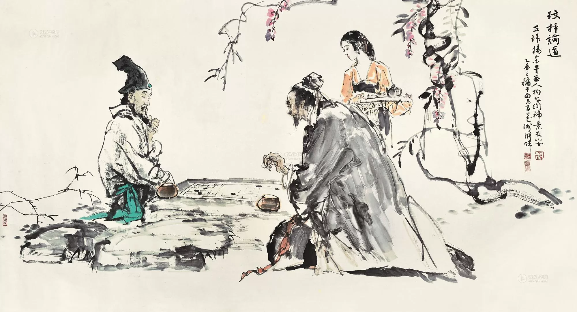 杨金星国画人物画作品鉴赏定制插图3