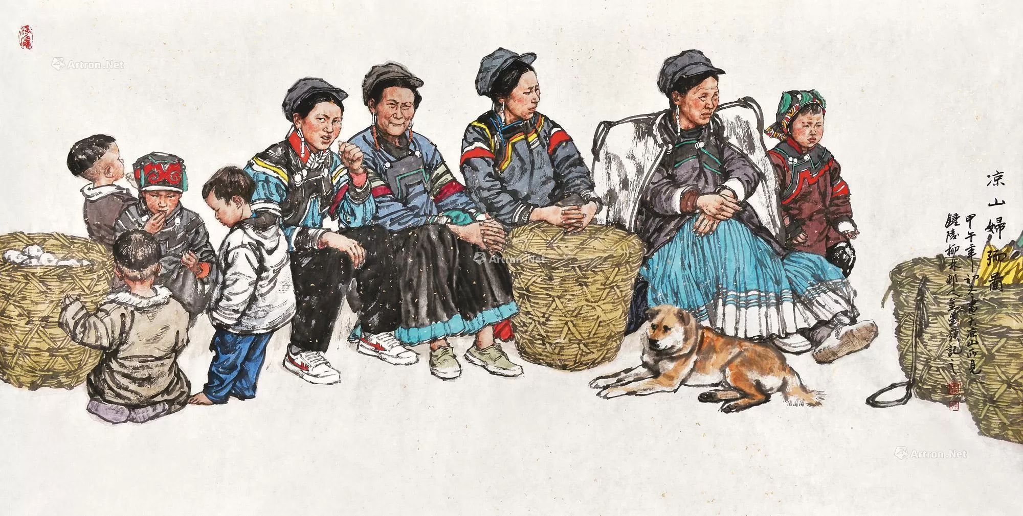 杨金星国画人物画作品鉴赏定制插图4