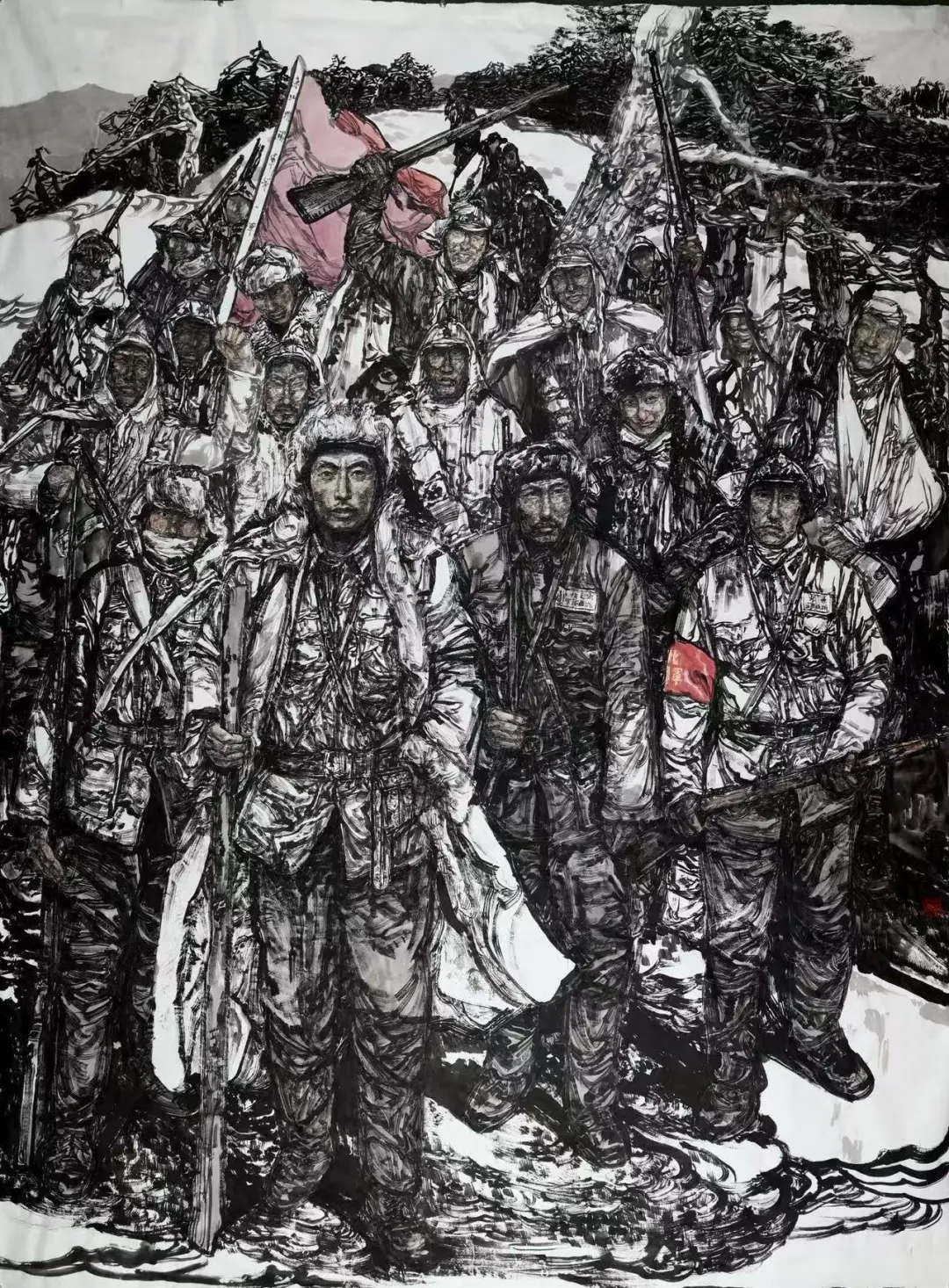 袁汝波水墨人物画-做时代精神的记录者插图3