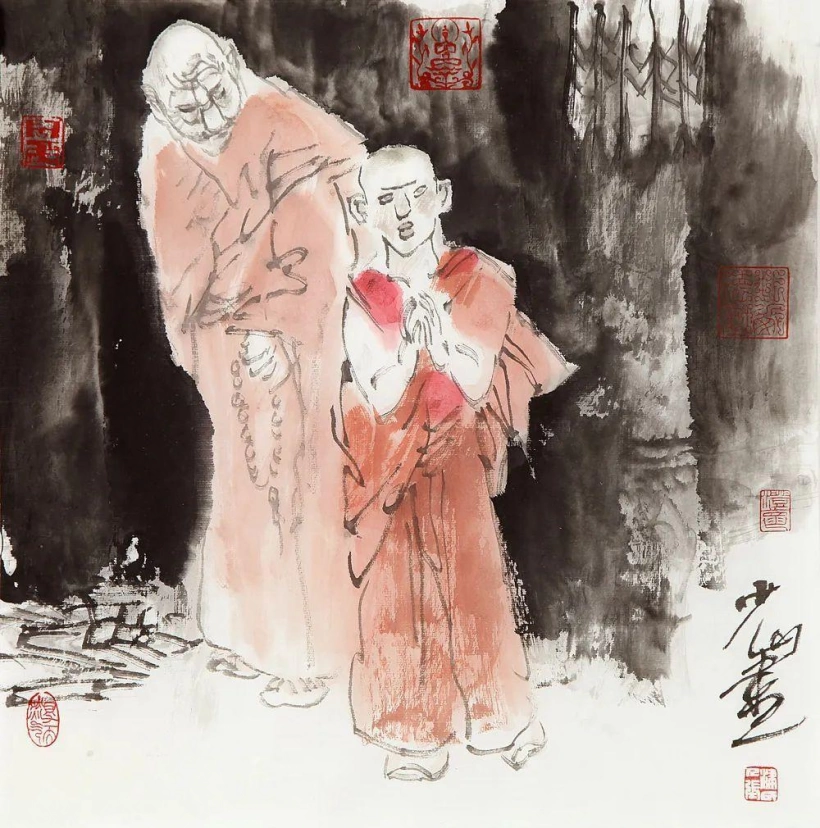 张少山先生国画作品赏读-当与山水共知音插图7