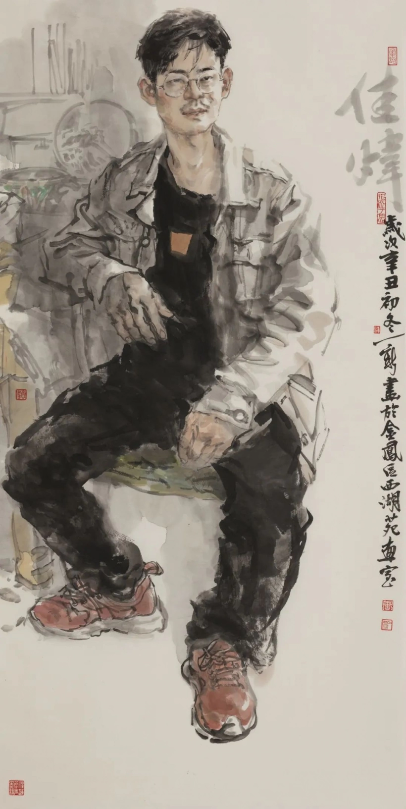 周一新水墨人物画-挥毫洒墨，洞悉国画魅力插图3