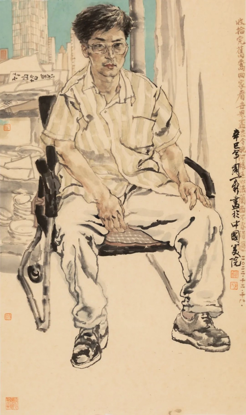 周一新水墨人物画-挥毫洒墨，洞悉国画魅力插图5