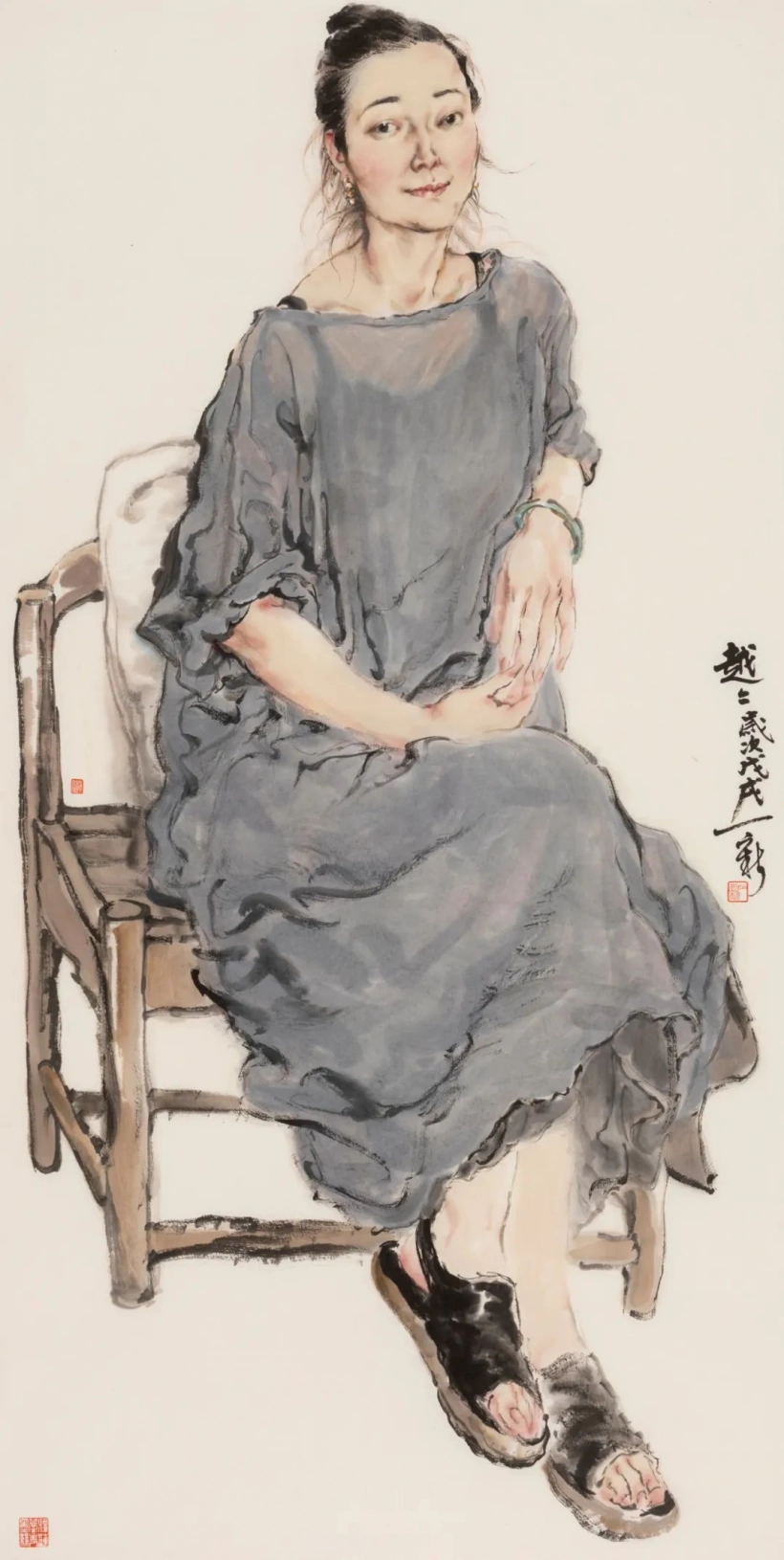 周一新水墨人物画-挥毫洒墨，洞悉国画魅力插图8