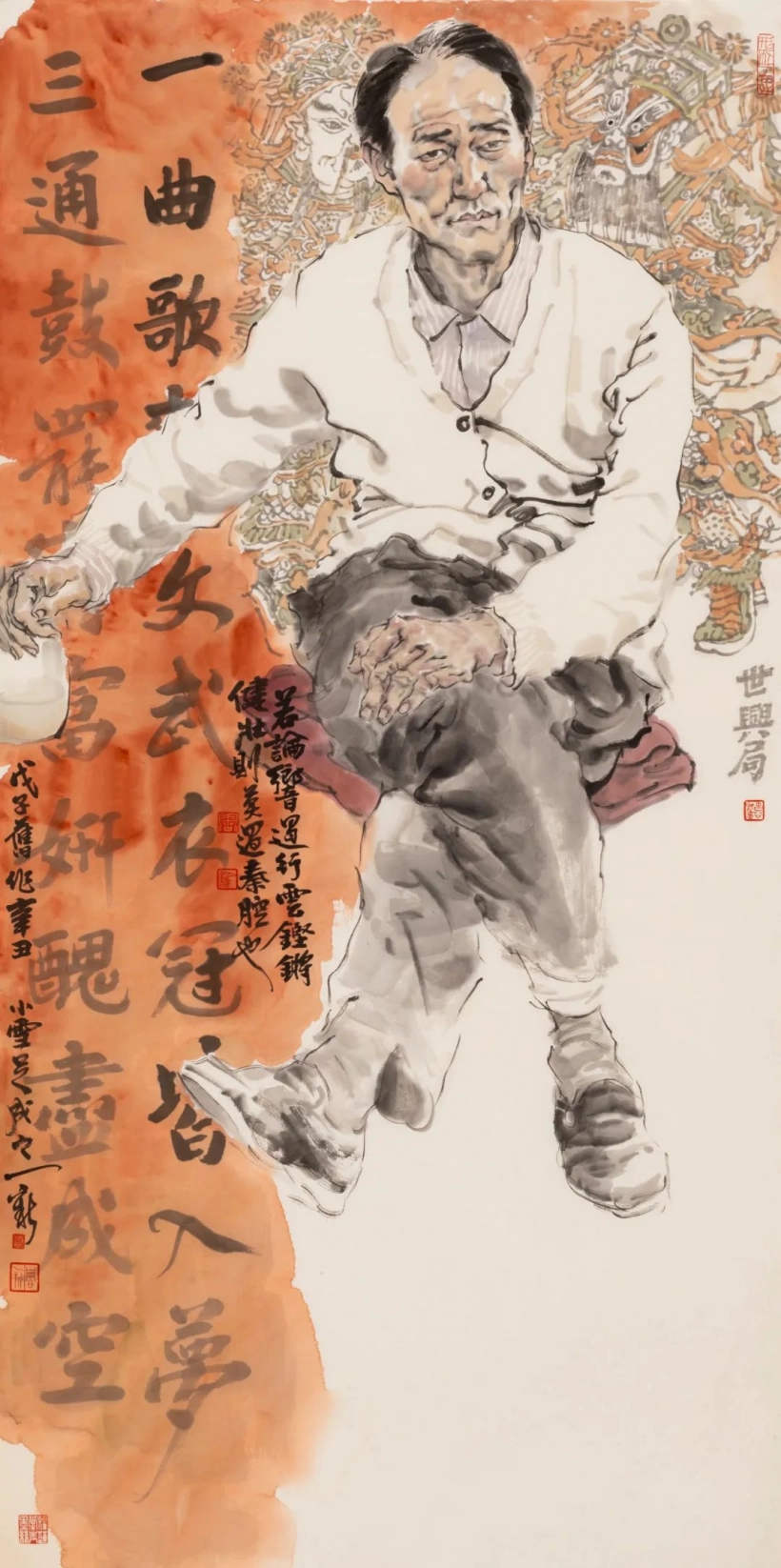 周一新水墨人物画-挥毫洒墨，洞悉国画魅力插图9