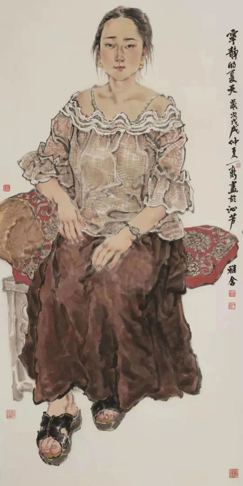 周一新水墨人物画-挥毫洒墨，洞悉国画魅力插图11