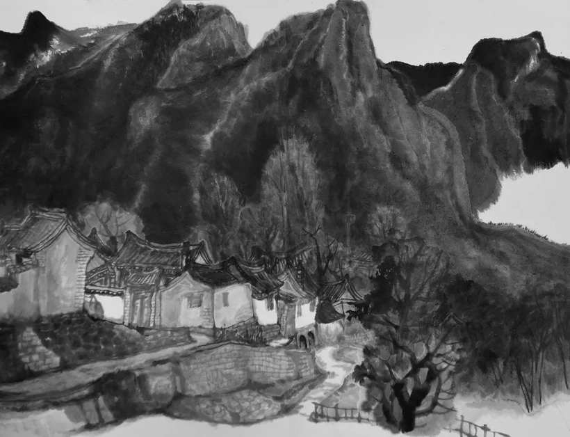 周鹤龄水墨山水画欣赏-丹青追梦 水墨本色插图5