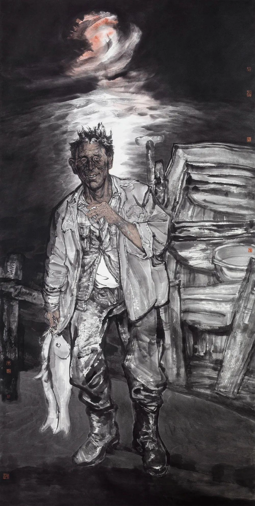 周鹤龄水墨山水画欣赏-丹青追梦 水墨本色插图12