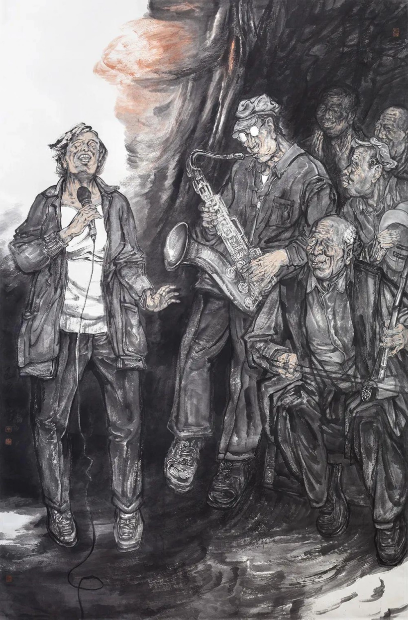 周鹤龄水墨山水画欣赏-丹青追梦 水墨本色插图13