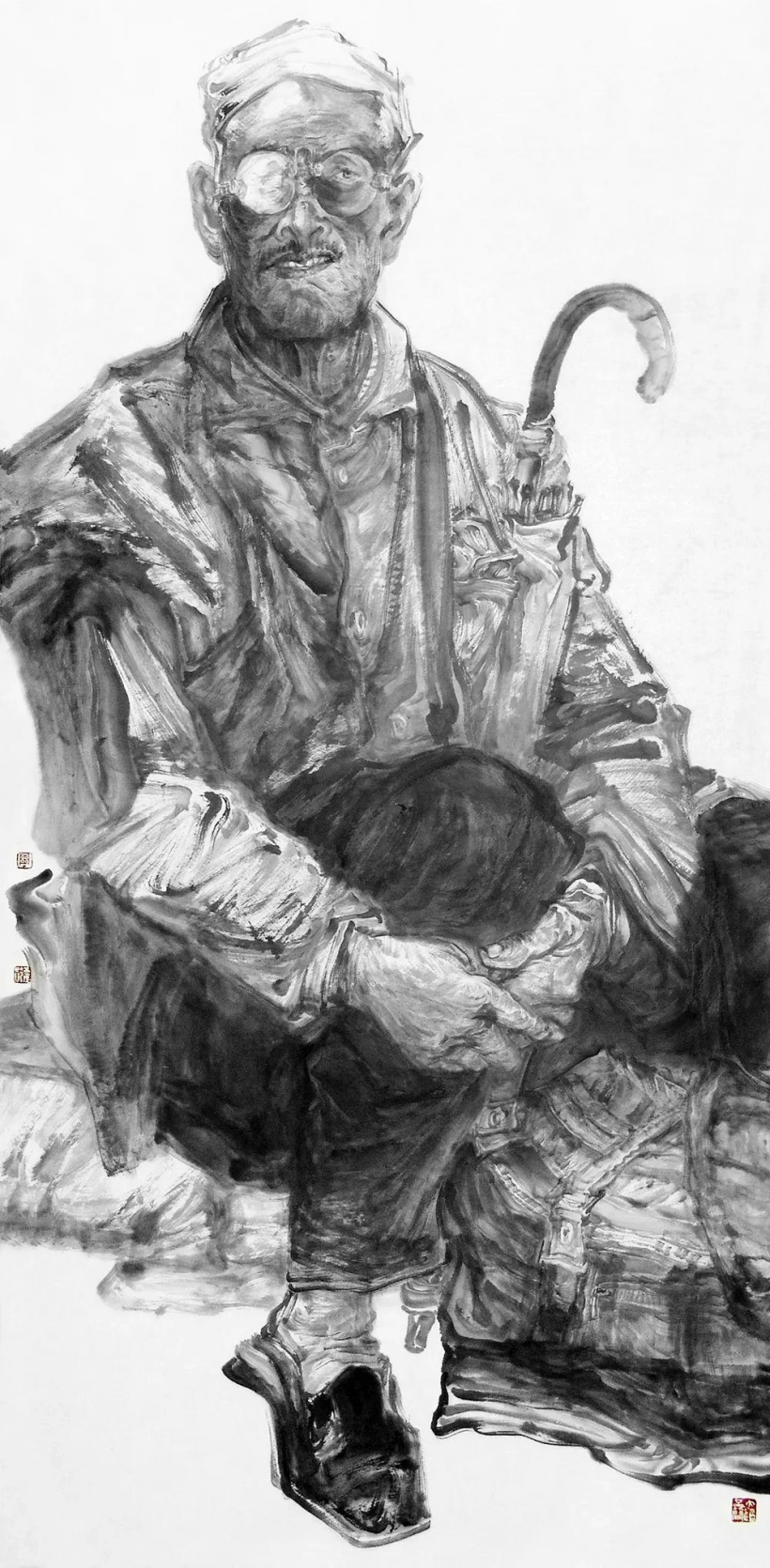 周鹤龄水墨山水画欣赏-丹青追梦 水墨本色插图14