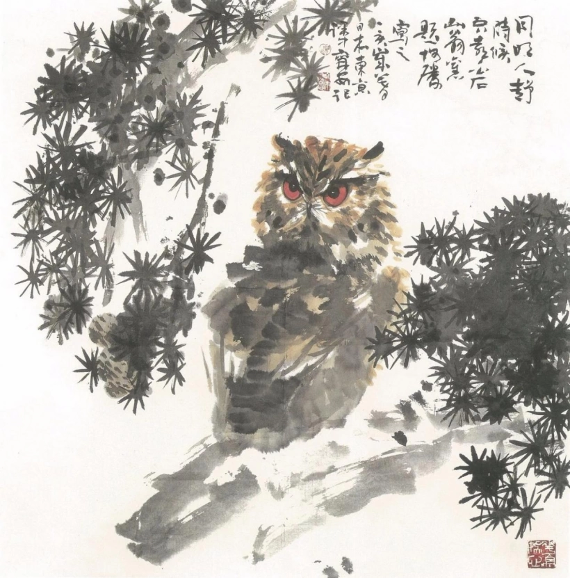 赵宁安国画艺术欣赏-草木得生趣 鸟雀蕴天机插图8