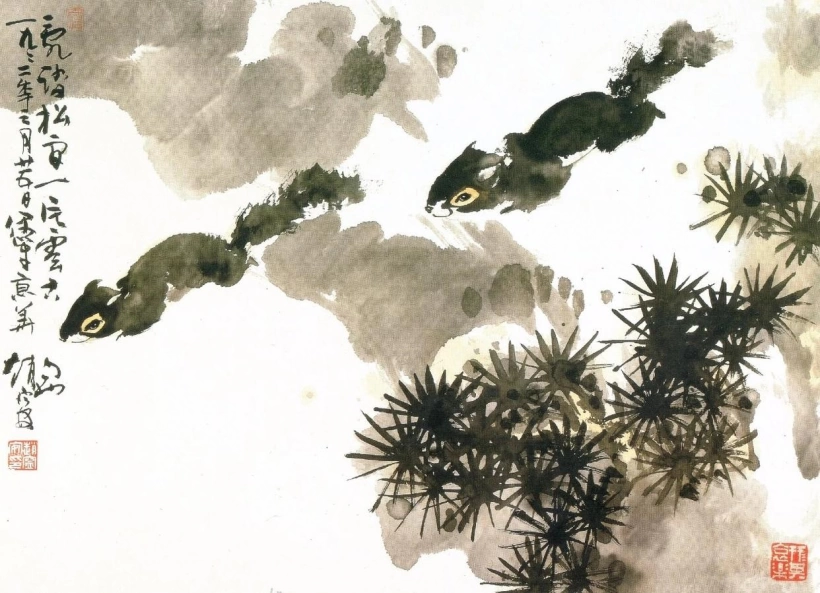 赵宁安国画艺术欣赏-草木得生趣 鸟雀蕴天机插图11