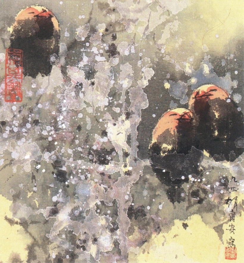 赵宁安国画艺术欣赏-草木得生趣 鸟雀蕴天机插图13