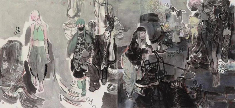 张江舟水墨人物画-丹青追梦 水墨本色插图2