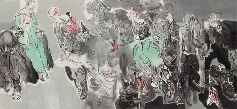 张江舟水墨人物画-丹青追梦 水墨本色插图4