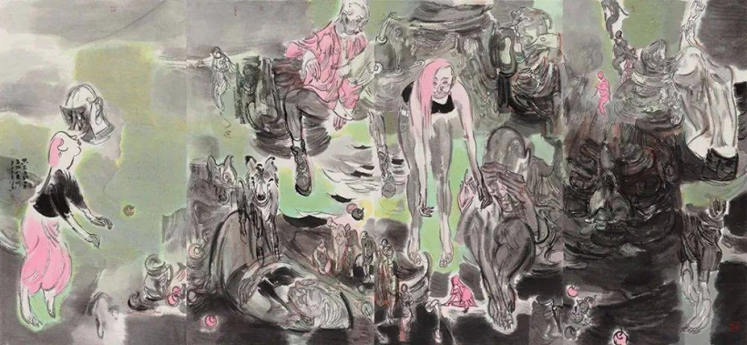 张江舟水墨人物画-丹青追梦 水墨本色插图3