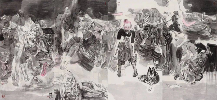 张江舟水墨人物画-丹青追梦 水墨本色插图6