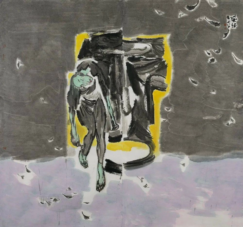 张江舟水墨人物画-丹青追梦 水墨本色插图8