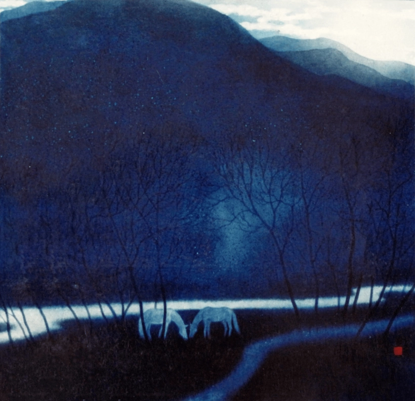 史占文工笔重彩画作品欣赏定制插图2