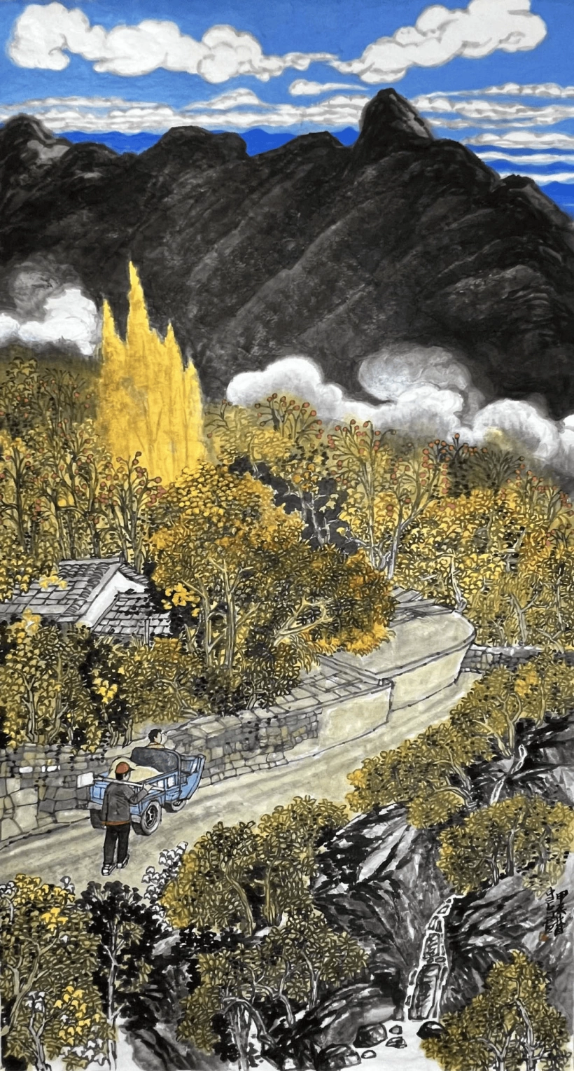 史占文工笔重彩画作品欣赏定制插图6