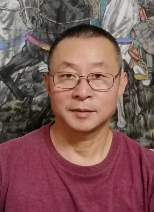 张建豹少数民族人物画作欣赏插图