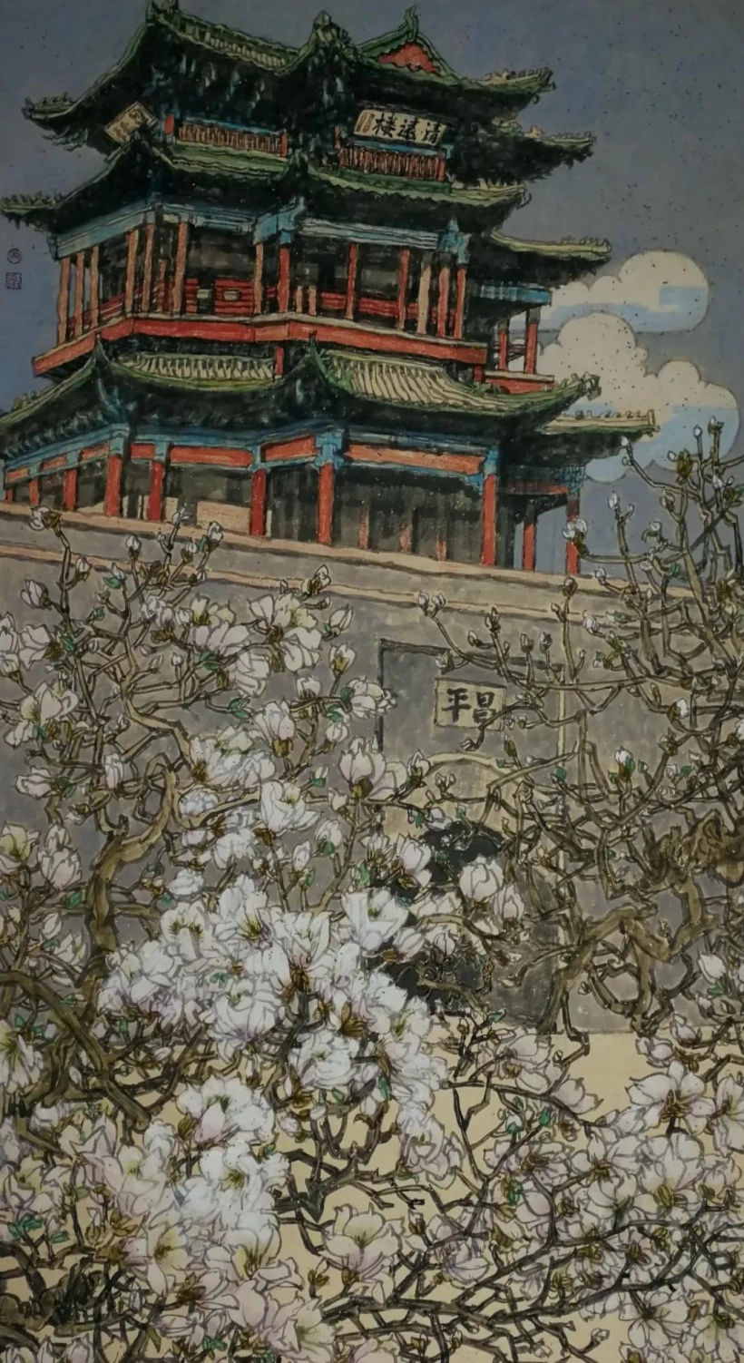 张建豹少数民族人物画作欣赏插图2