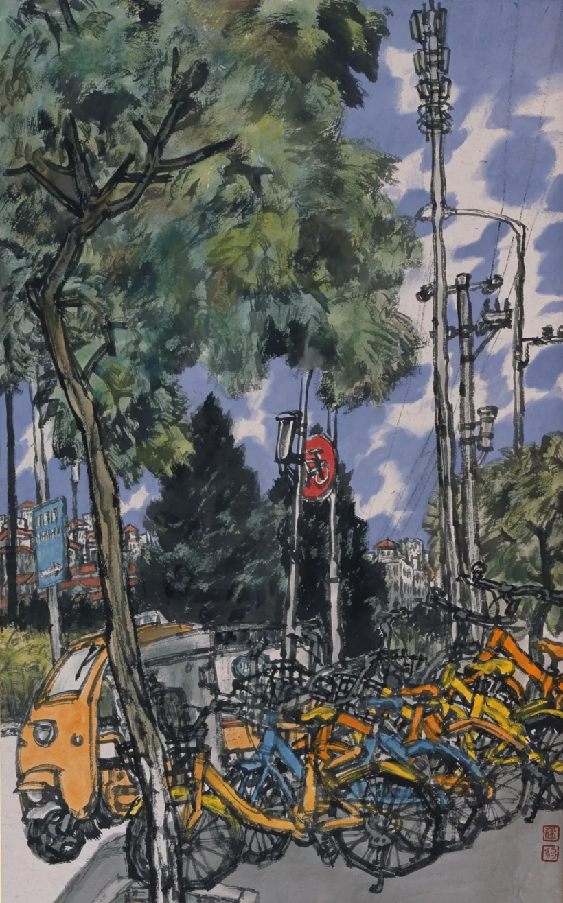 张建豹少数民族人物画作欣赏插图6