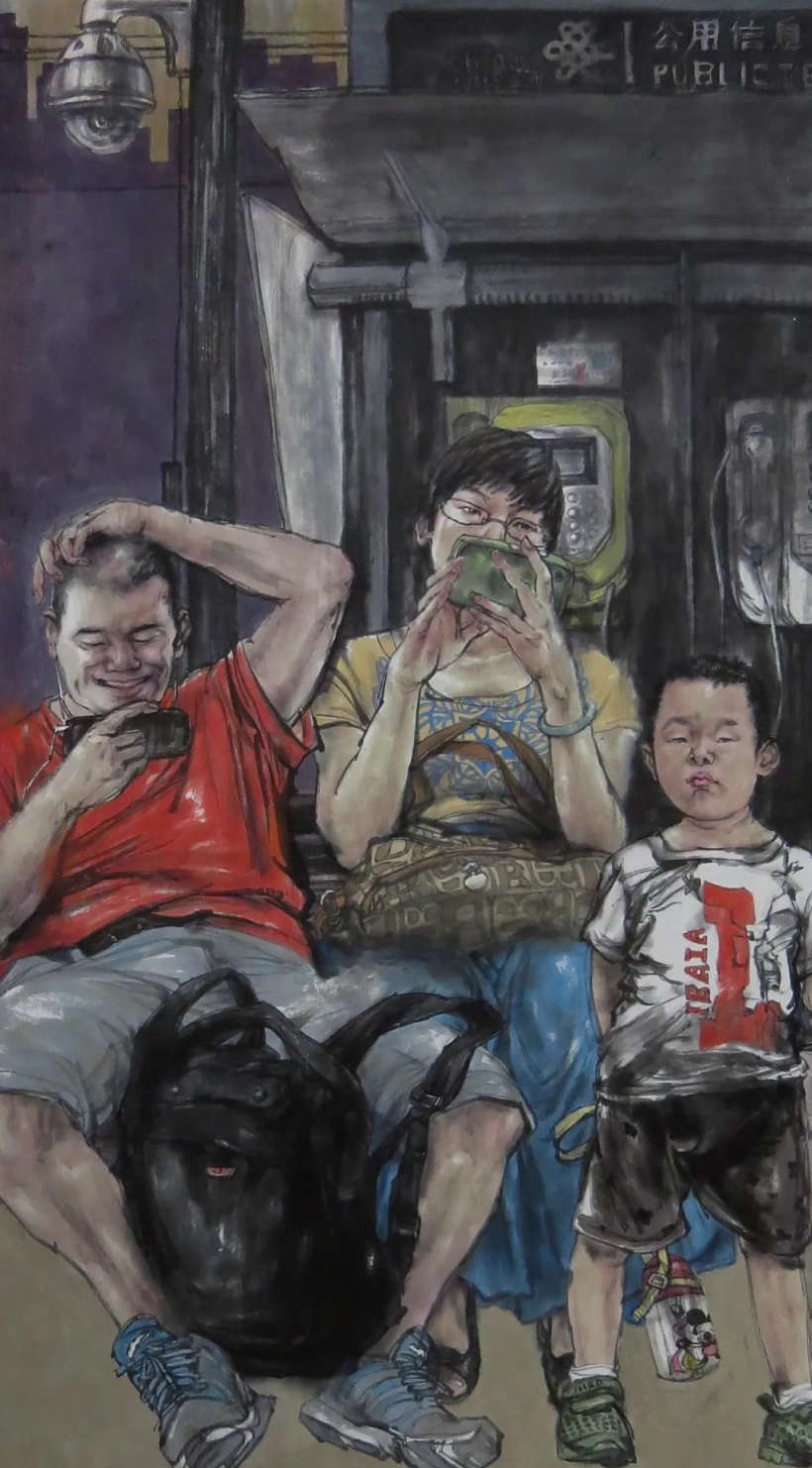 张建豹少数民族人物画作欣赏插图12