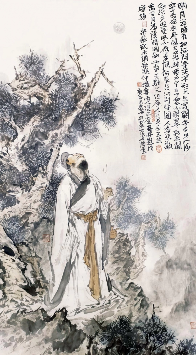 张立奎古意人物画欣赏插图1