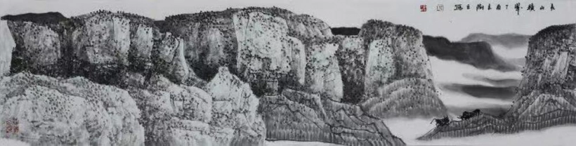 画家张树立山水画作品欣赏插图1