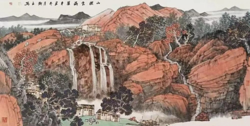 画家张树立山水画作品欣赏插图8