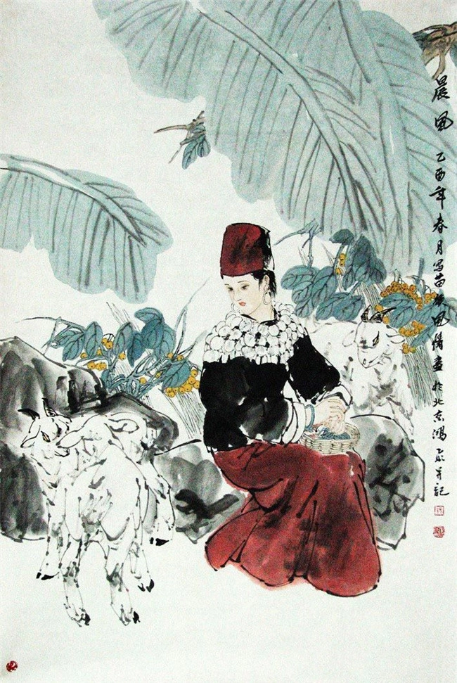 张鸿飞人物画作品