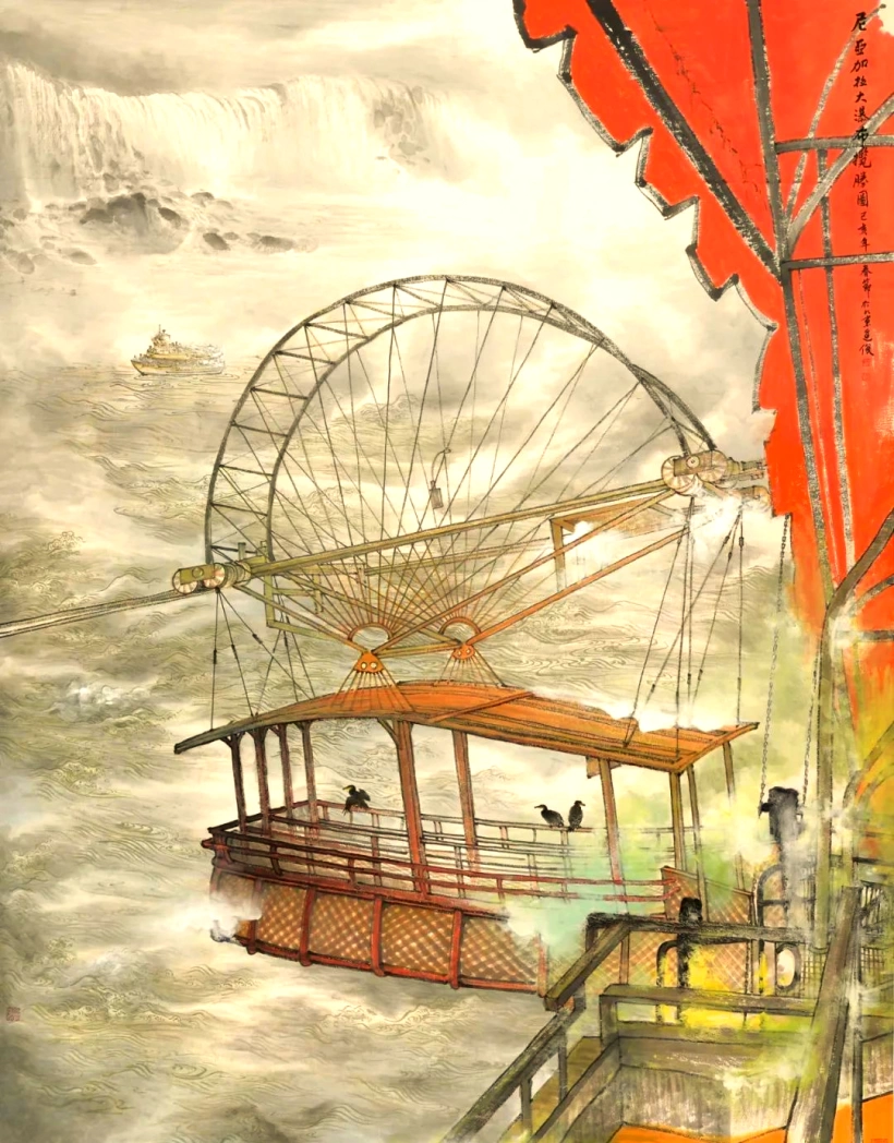 周逢俊的山水画：磅礴大气，震撼人心插图3