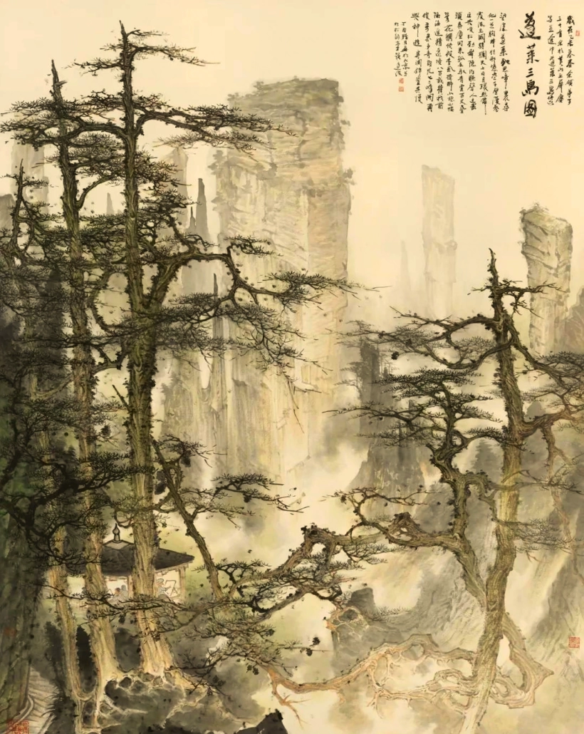 周逢俊的山水画：磅礴大气，震撼人心插图5