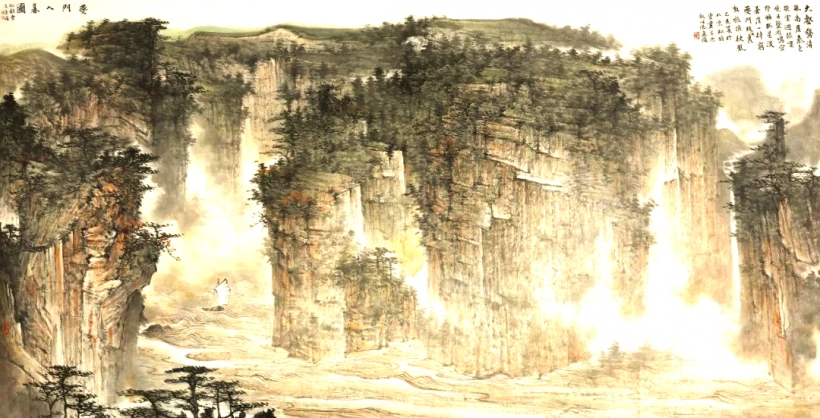 周逢俊的山水画：磅礴大气，震撼人心插图7