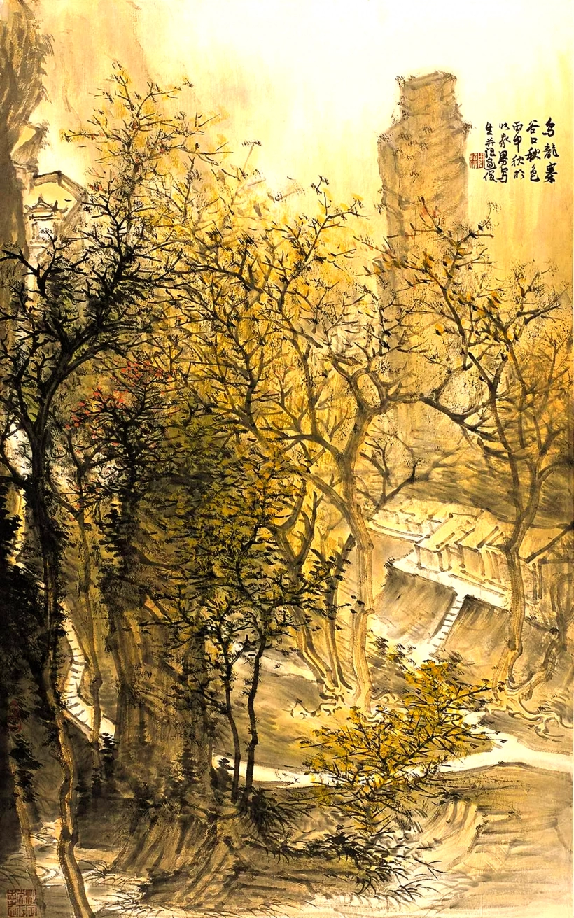 周逢俊的山水画：磅礴大气，震撼人心插图8