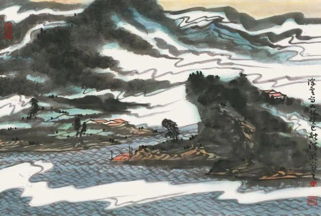 洪潮山水中的时代精神-墨韵诗情插图1