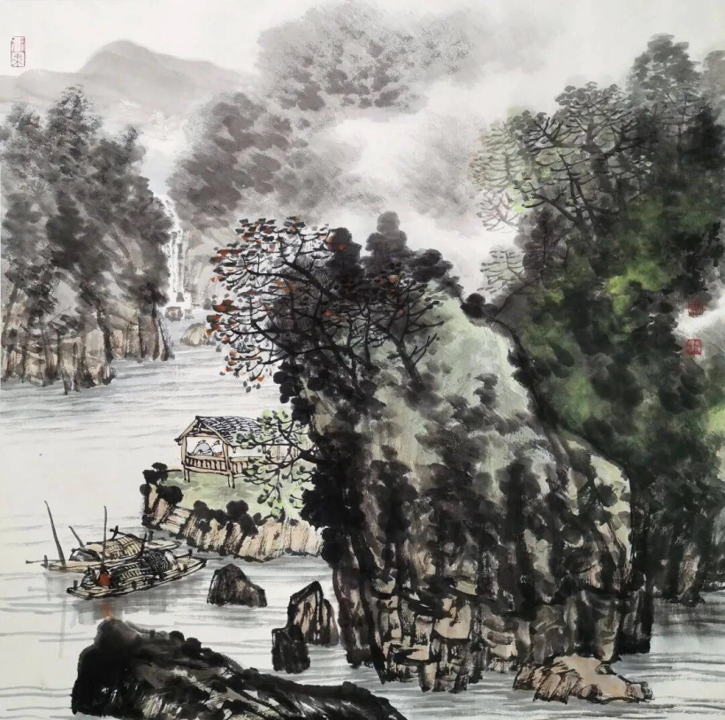 于永茂山水画艺术-诗之形 梦之象插图3