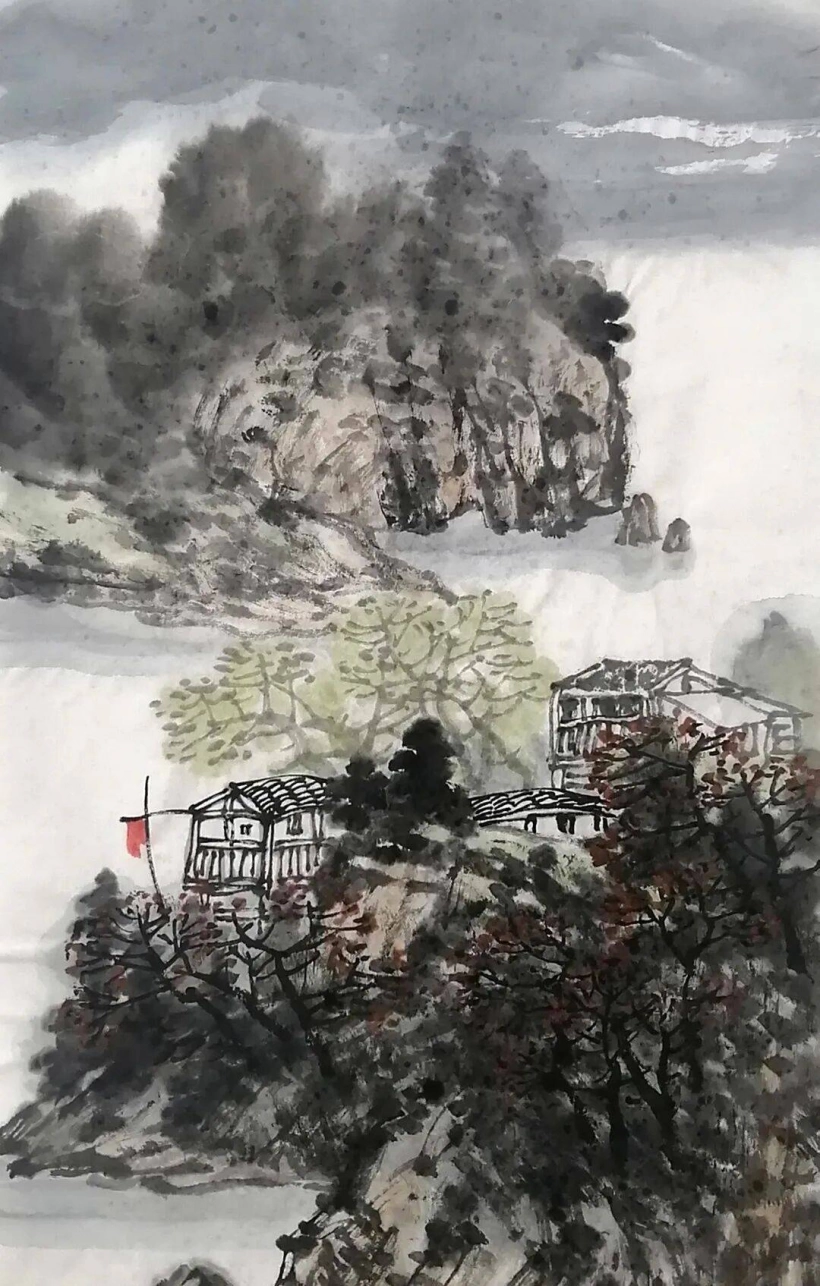 于永茂山水画艺术-诗之形 梦之象插图5