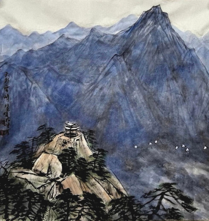 贺成才山书画——开创彩墨新意象作品赏析插图7
